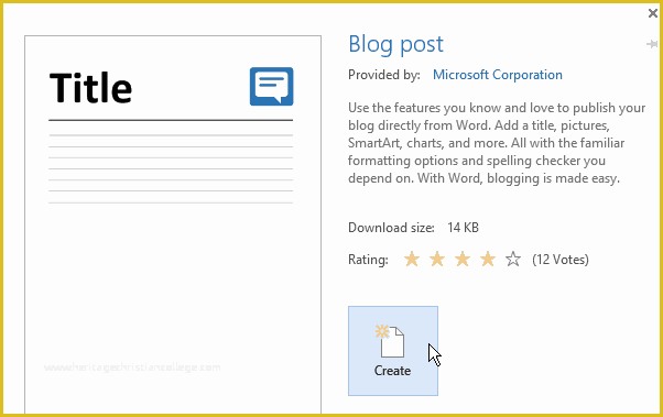 Blog Post Template Free Of How to Create and Publish Blog Posts From Word 2013 or 2016