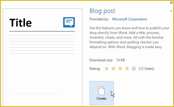Blog Post Template Free Of Microsoft Word 2013 Publish to Blog Made Easy How to Gallery