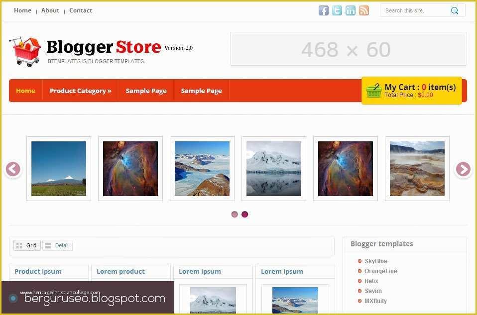 Blogger Store Templates Free Of Amazon Store Template for Blogger byteutorrent