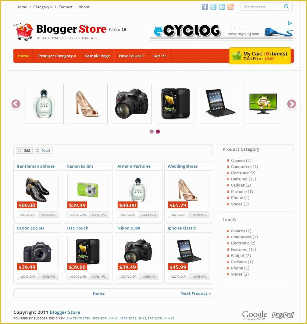 Blogger Store Templates Free Of Blogger Store V2 Best Line Store Blogger Templates