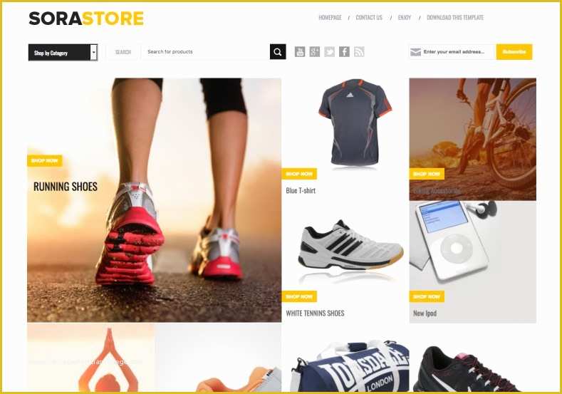 Blogger Store Templates Free Of sora Store Blogger Template Free Graphics Free