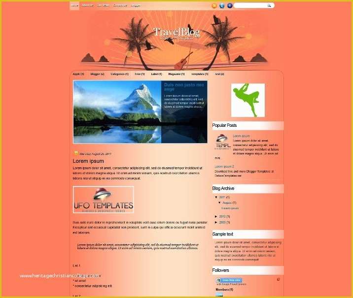 Blogger Templates Free Download Of 40 Free Travel Blogger Templates Blogger Template Free