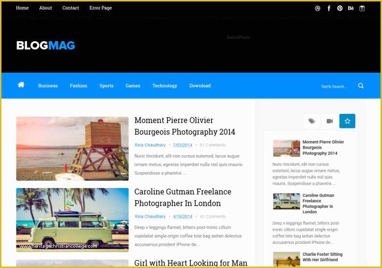 Blogger Templates Free Download Of Blogmag Responsive Blogger Template 2014 Free Blogger