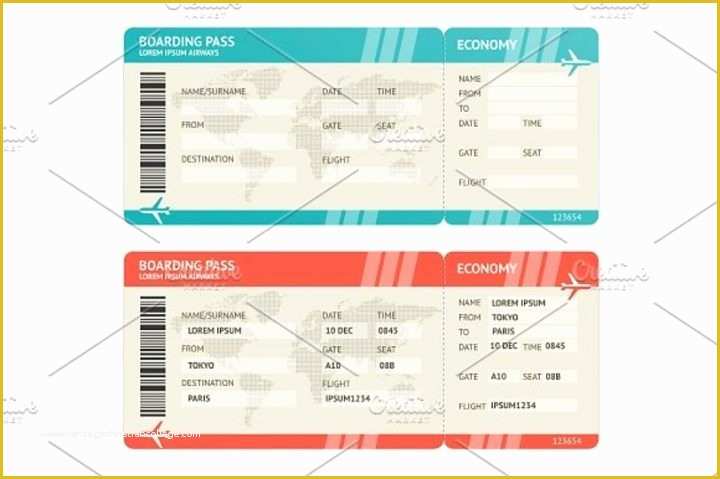 Boarding Pass Invitation Template Free Of 10 Travel Ticket Templates Psd Ai