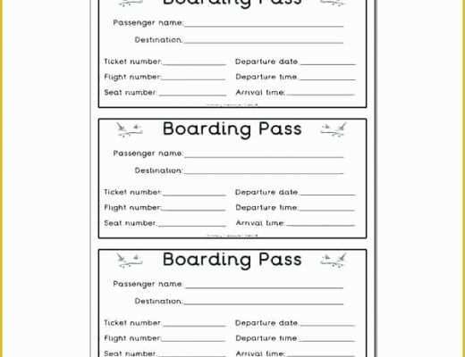 Boarding Pass Invitation Template Free Of Boarding Pass Template Invitation Train