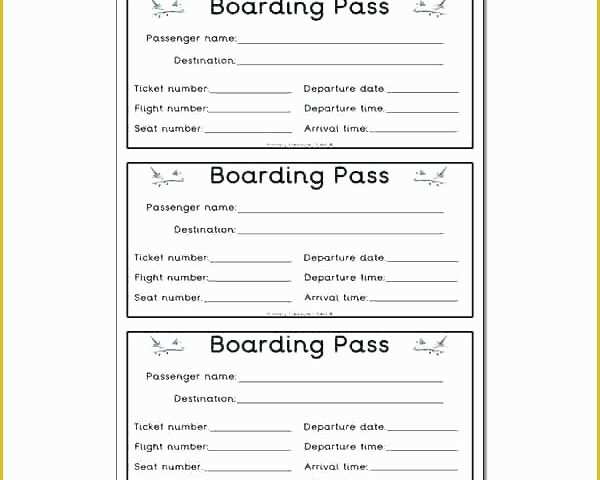 Boarding Pass Invitation Template Free Of Boarding Pass Template Invitation Train