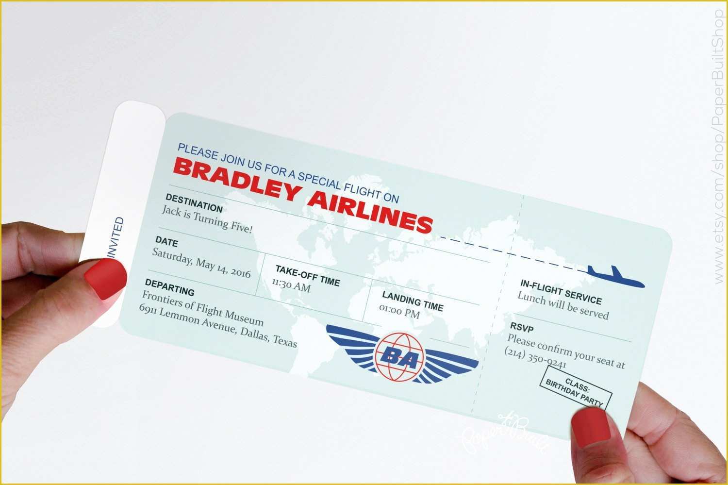 Boarding Pass Invitation Template Free Of Boarding Pass Wedding Invitation Template Templates