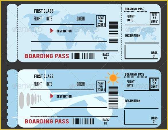 Boarding Pass Invitation Template Free Of Fake Boarding Pass Template Invitation Template
