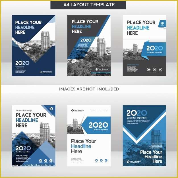 Book Cover Design Template Free Download Of City Background Business Book Cover Design Template Set