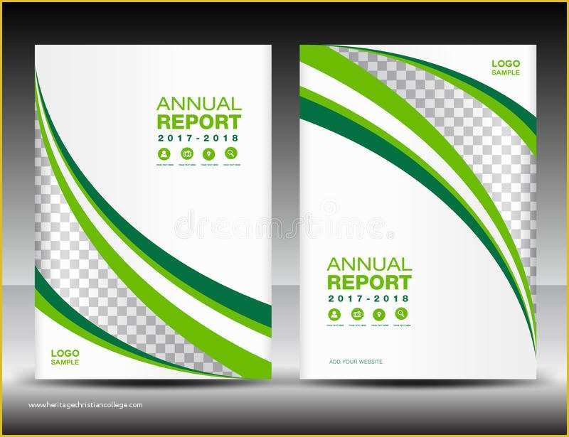 Book Cover Design Template Free Download Of Green and White Cover Template Cover Annual Report Cover