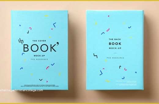Book Cover Design Template Free Download Of Psd Hardback Book Cover Mockup