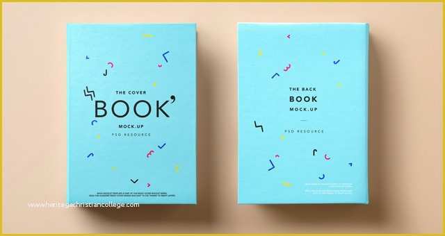 Book Cover Design Template Free Download Of Psd Hardback Book Cover Mockup