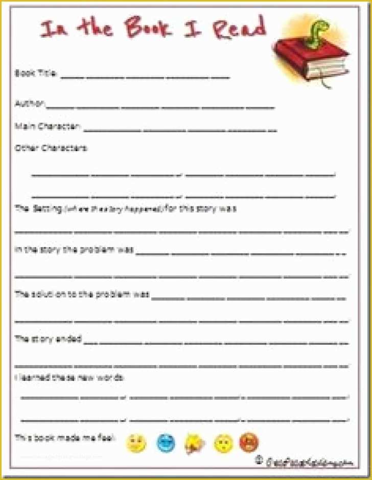 Book Report Template 2nd Grade Free Of 13 3rd Grade Book Reports