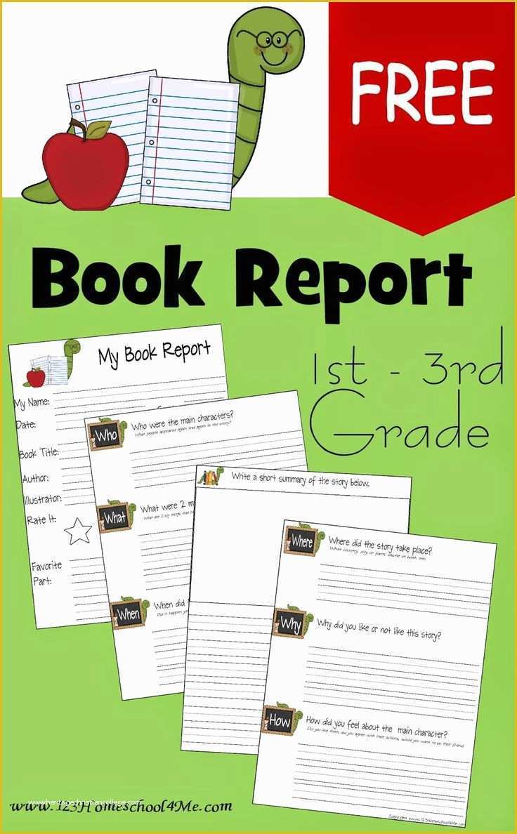 Book Report Template 2nd Grade Free Of Best 25 Book Report Templates Ideas On Pinterest