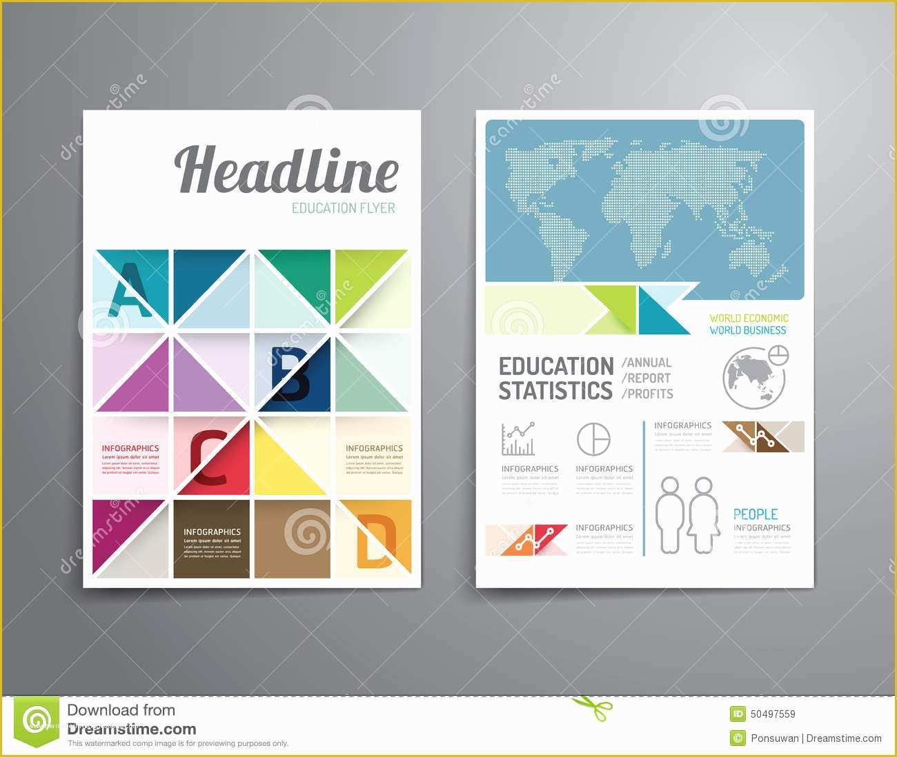 Booklet Template Free Download Word Of Vector Brochure Flyer Magazine Cover Booklet Poster