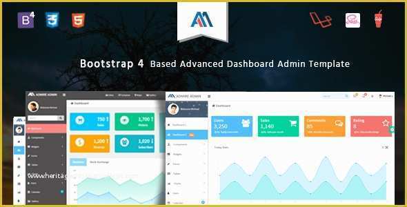 Bootstrap 4 Templates Free Of 30 Bootstrap Admin Dashboard Templates Free Download
