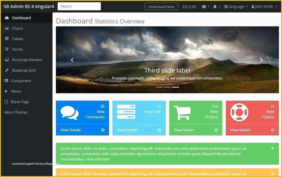 Bootstrap 4 Templates Free Of Angular 4 Bootstrap Template