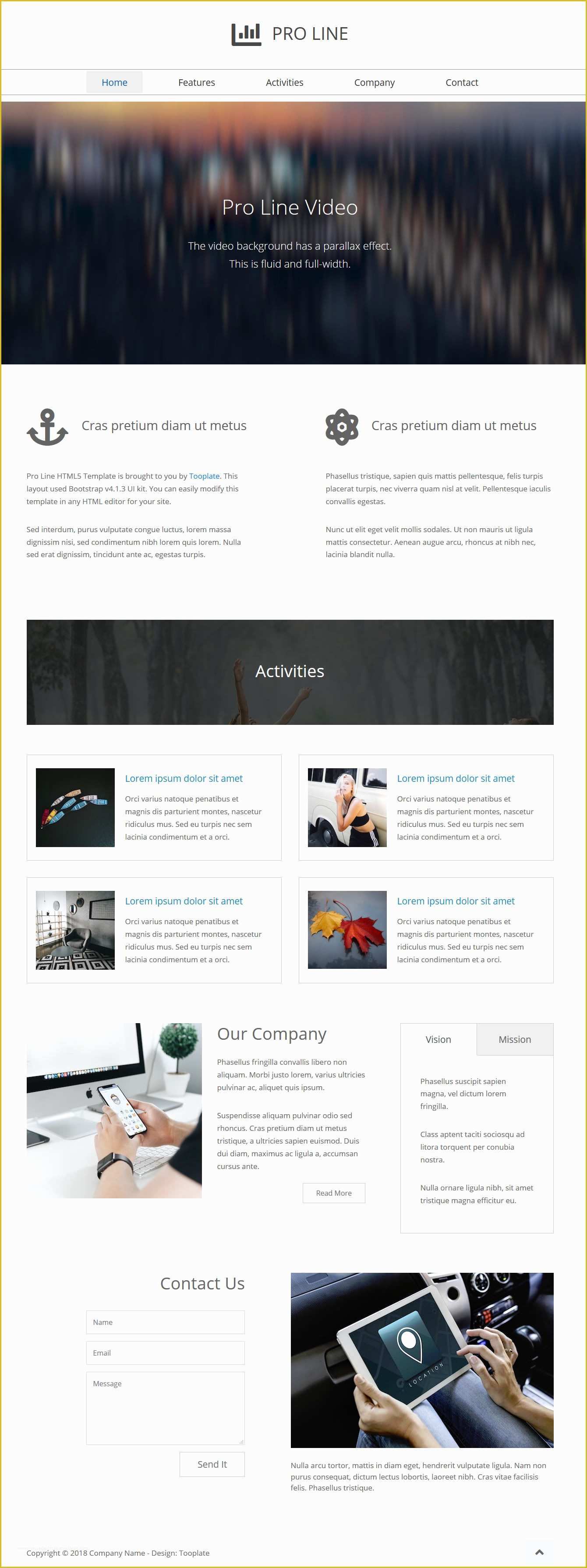 Bootstrap 4 Templates Free Of Pro Line Bootstrap 4 Free Templates