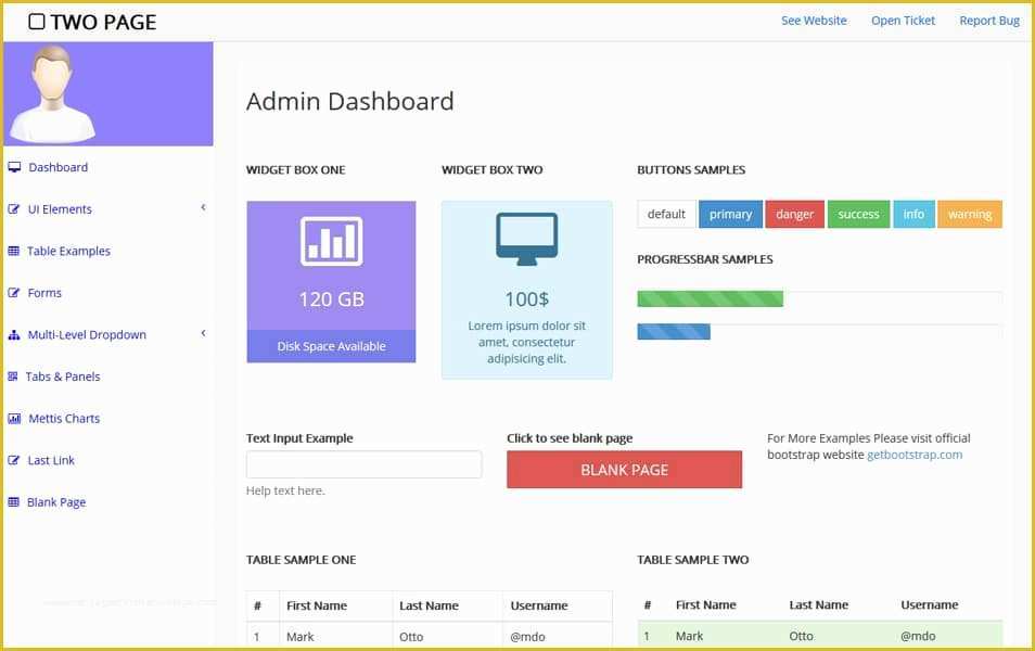 Bootstrap Admin Panel Template Free Download Of 100 Best Free Bootstrap Admin Templates Css Author