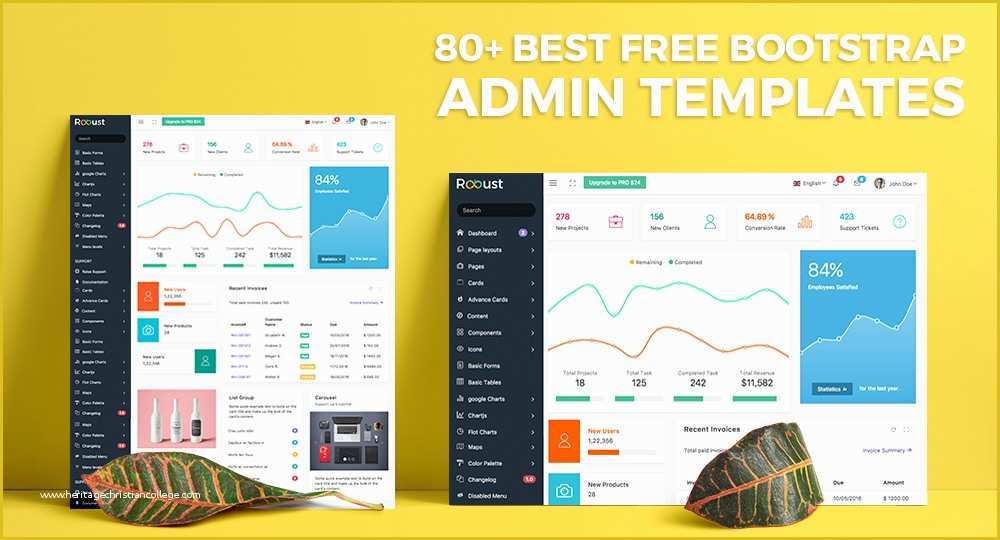 Bootstrap Admin Template Free Of 80 Best Free Bootstrap Admin Templates 2018 for Webapp