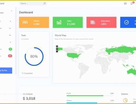 Bootstrap Admin Template Free Of Simple and Responsive Free Bootstrap Admin Dashboard Template