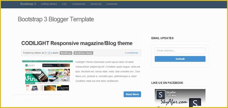 Bootstrap Blog Template Free Of 12 Free & Premium Bootstrap Blogger Templates
