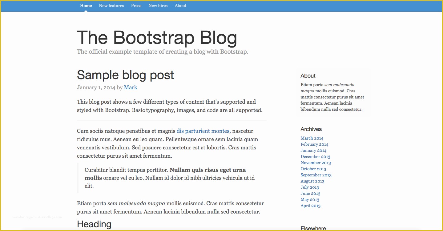 Bootstrap Blog Template Free Of Bootstrap Vs Boilerplate which Front End tool is Right