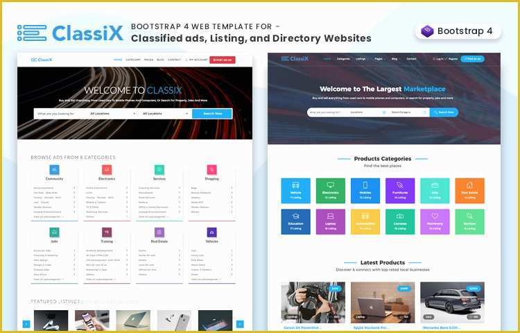 Bootstrap Classified Templates Free Download Of 30 Free Bootstrap Templates to Download In 2019