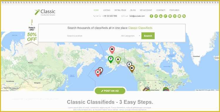Bootstrap Classified Templates Free Download Of 5 Best Bootstrap Classified Responsive Templates