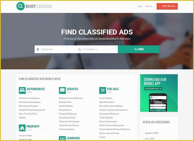 Bootstrap Classified Templates Free Download Of 5 Best Bootstrap Classified Responsive Templates