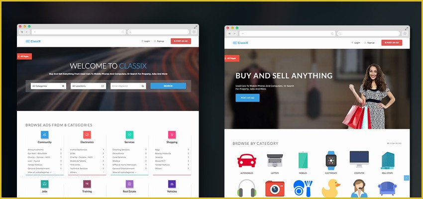 Bootstrap Classified Templates Free Download Of Classified Web Template Codebluesolutions