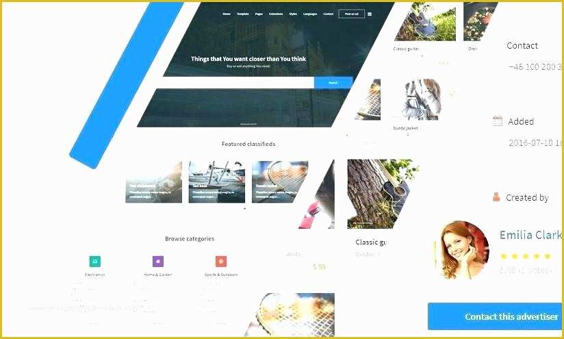 Bootstrap Classified Templates Free Download Of Classifieds Free Website Templates In format for