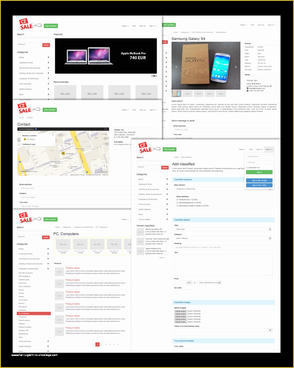 Bootstrap Classified Templates Free Download Of Czsale Classified Ads Bootstrap Website Template