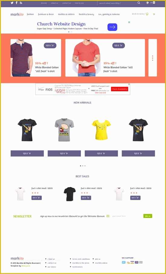 Bootstrap Ecommerce Template Free Of 50 Best E Merce Website Templates Free & Premium