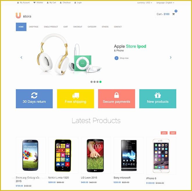 Bootstrap Ecommerce Template Free Of Download Free HTML E Merce Templates for Line Shopping