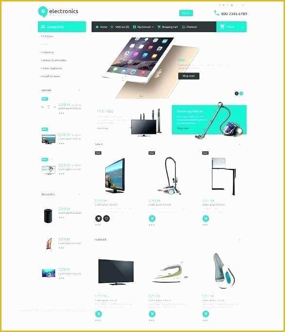 Bootstrap Ecommerce Template Free Of E Merce Electronic Store Template Free Demo Download