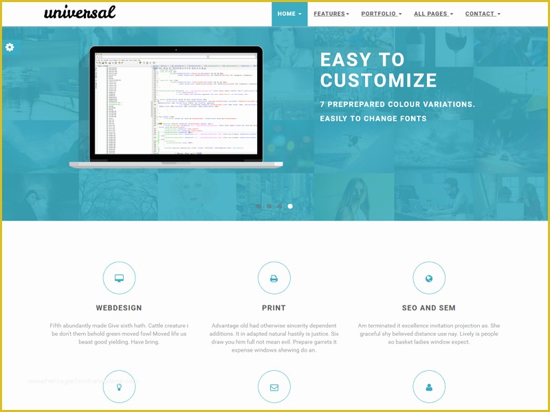 Bootstrap Ecommerce Template Free Of Universal Business & E Merce Free Bootstrap Template
