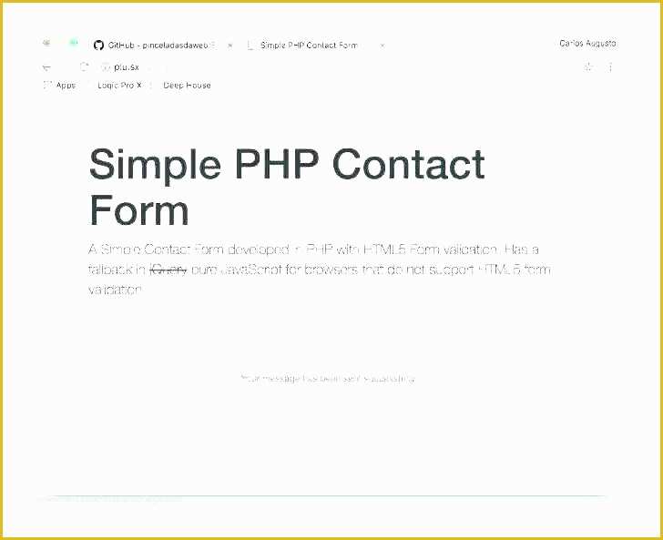Bootstrap Email Template Free Download Of Contact form Template Easy Example Responsive Free Precise