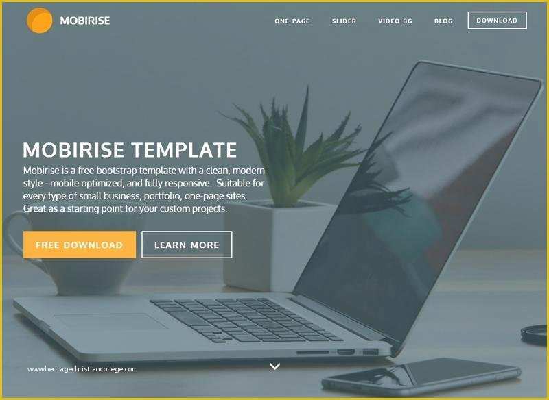 Bootstrap Email Template Free Download Of Mobirise Bootstrap Template