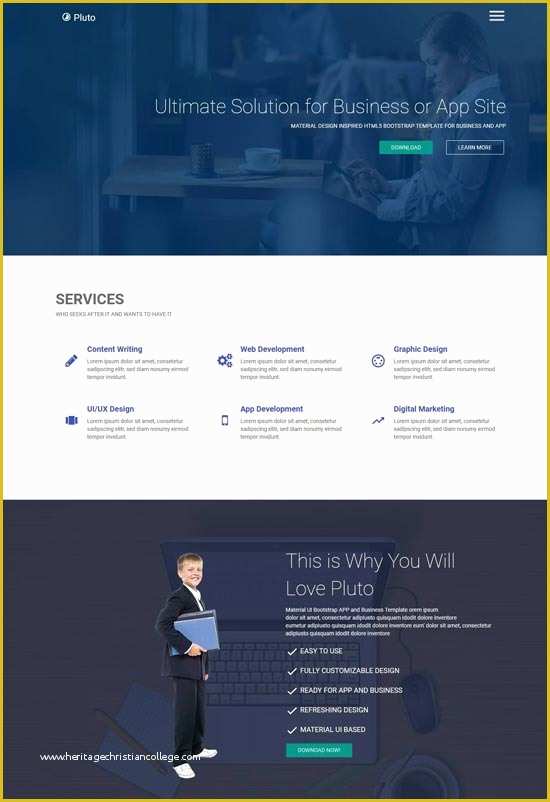 Bootstrap Material Design Templates Free Download Of 40 Free Bootstrap HTML5 Website Templates 2018