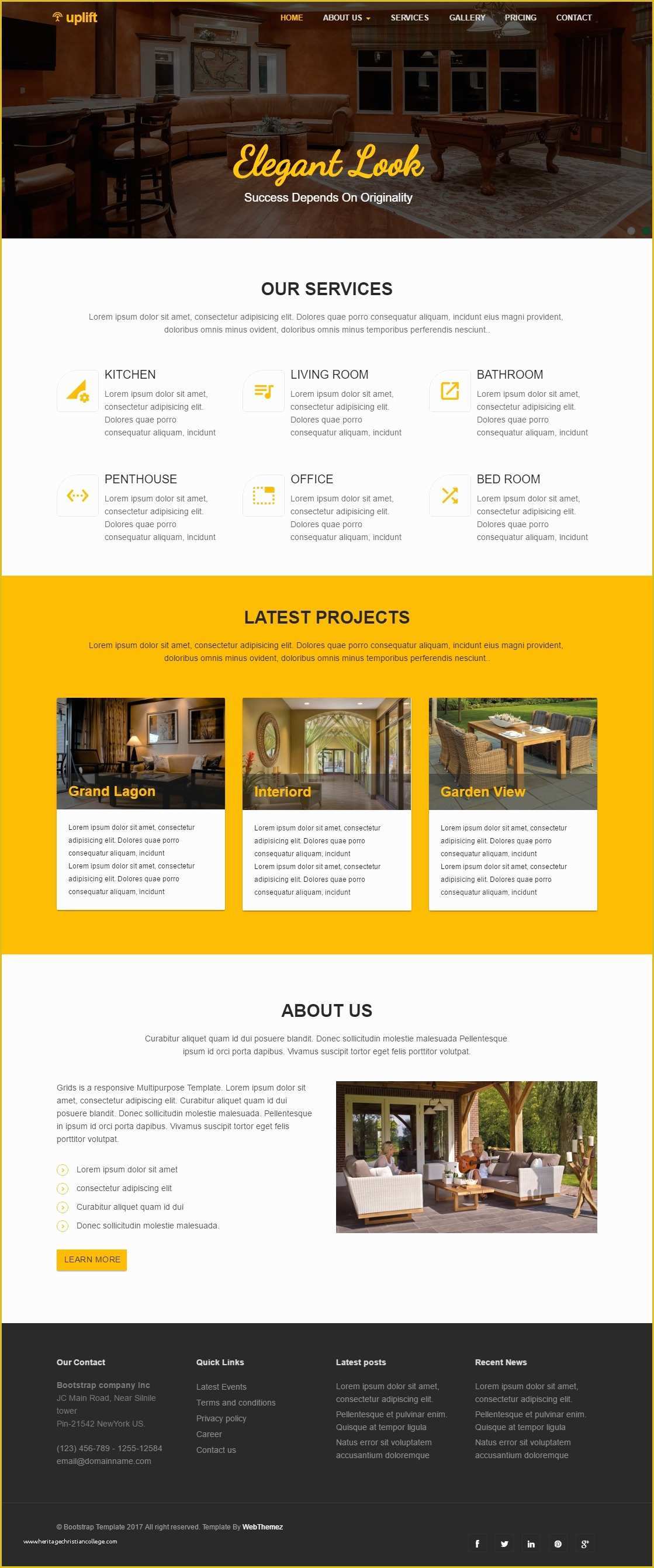 Bootstrap Material Design Templates Free Download Of Webthemez Interior Bootstrap Material Design Template