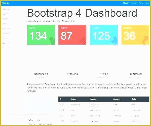 Bootstrap Mvc Templates Free Download Of Best Collection Bootstrap Admin Dashboard Template You