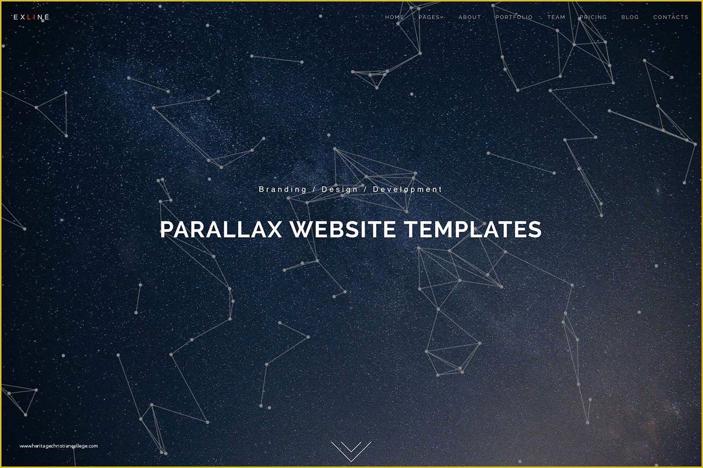 Bootstrap Parallax Scrolling Template Free Of 31 Minimal HTML5 Css3 Parallax Website Templates 2019