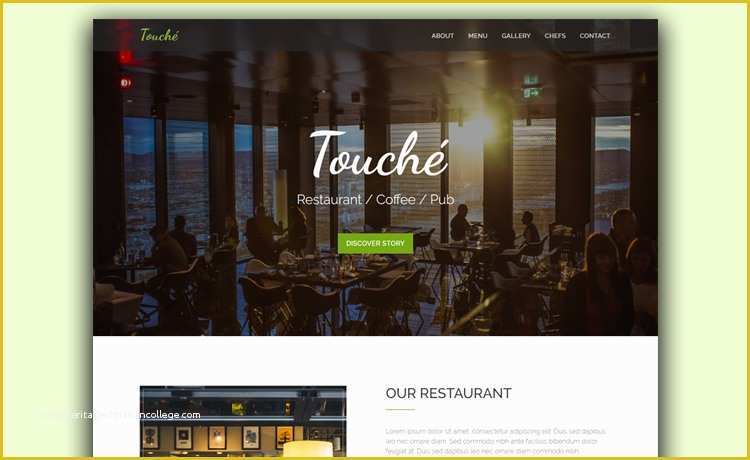 Bootstrap Parallax Scrolling Template Free Of Free HTML Restaurant Website Template