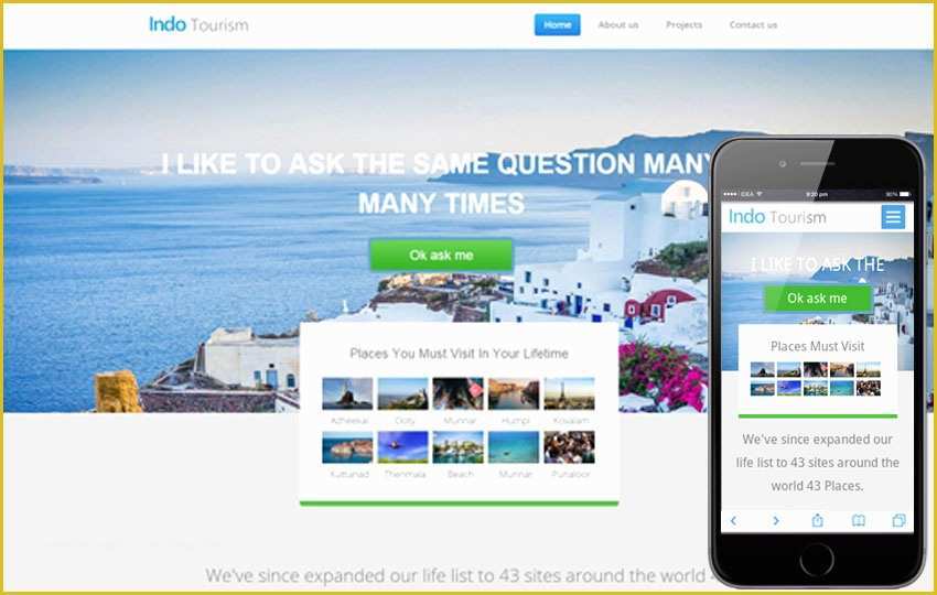 Bootstrap Responsive Templates Free Download Of Responsive tourism Website Templates Free Free
