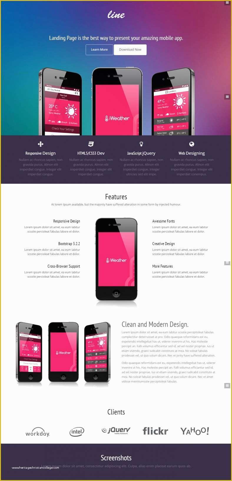 Bootstrap Responsive Website Templates Free Download Of Free App Website Templates & themes