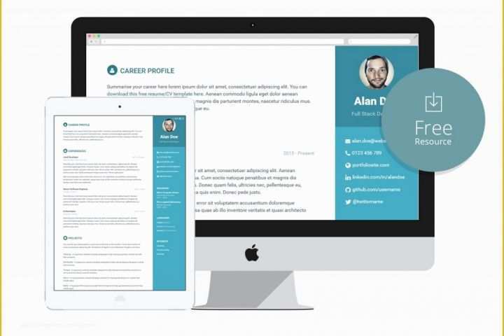 Bootstrap Resume Template Free Of 10 Free Bootstrap HTML Line Resume Templates for Cv