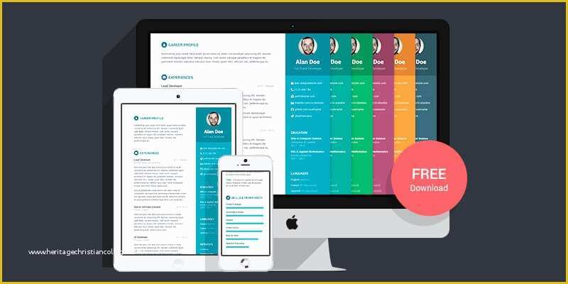 Bootstrap Resume Template Free Of Css Templates bypeople 68 Submissions