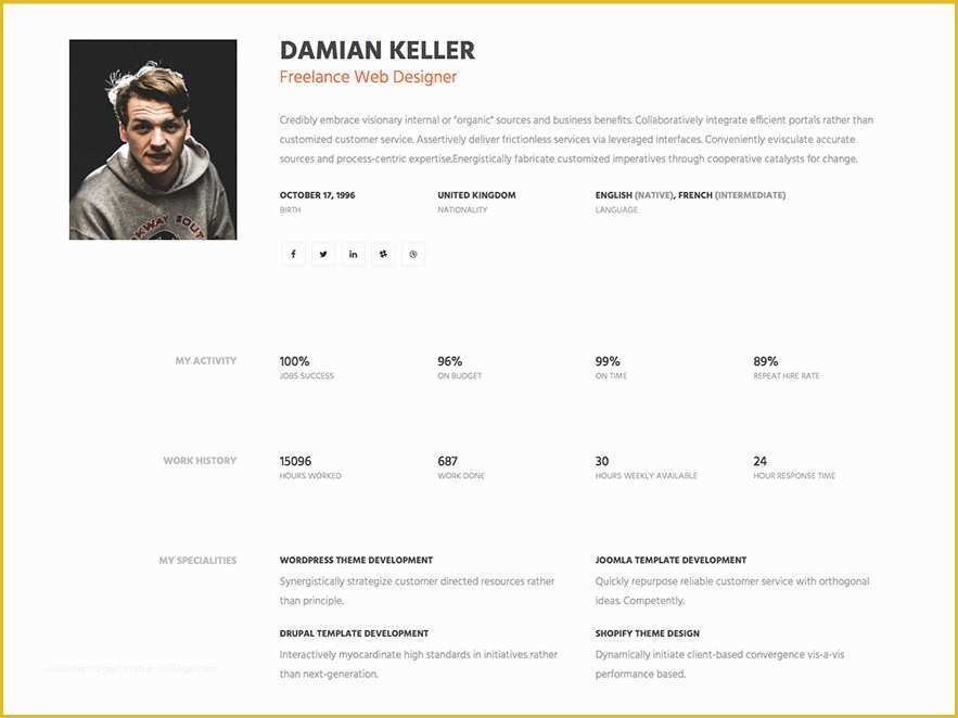 bootstrap-resume-template-free-of-myprofile-free-professional