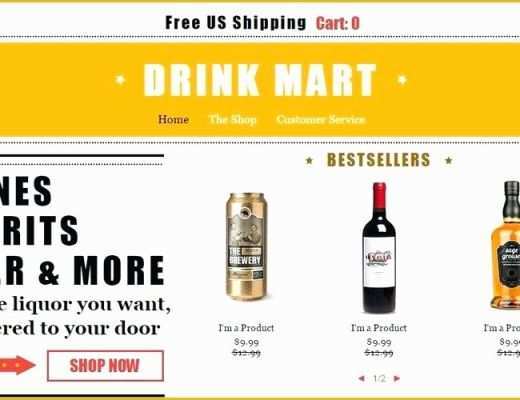 Bootstrap Shopping Cart Template Free Download Of Store Template Free